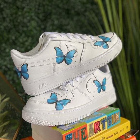 air force with blue butterflies